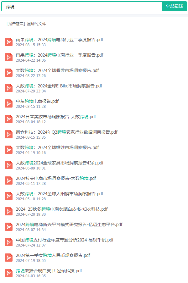 2024年Q2跨境电商行业分析报告,变革浪潮中的生存与进化-报告智库